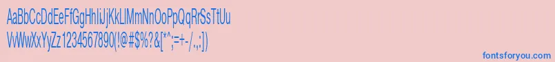 Pragmaticactt40n Font – Blue Fonts on Pink Background