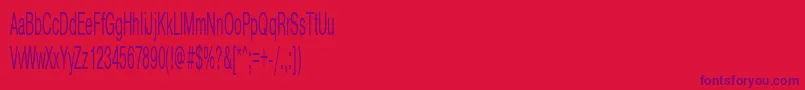 Pragmaticactt40n Font – Purple Fonts on Red Background