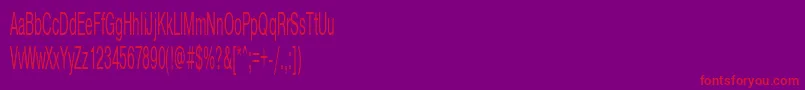 Pragmaticactt40n Font – Red Fonts on Purple Background