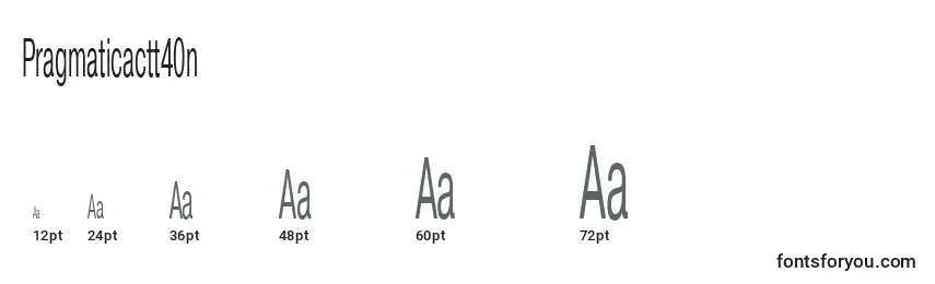 Pragmaticactt40n Font Sizes
