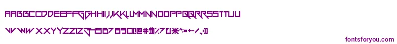 GangWolfik-Schriftart – Violette Schriften