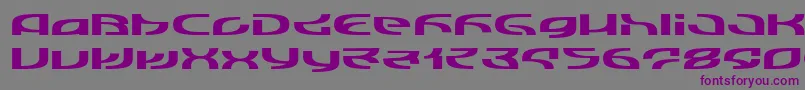 LvdcMrsChan Font – Purple Fonts on Gray Background