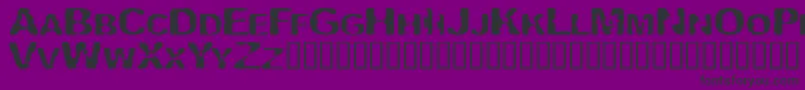 Vipertuism Font – Black Fonts on Purple Background