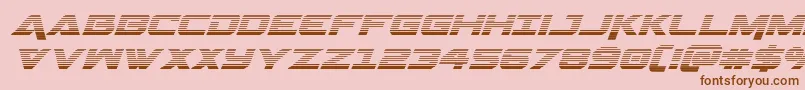 Geminagradital Font – Brown Fonts on Pink Background
