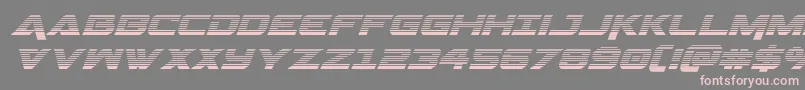 Geminagradital Font – Pink Fonts on Gray Background