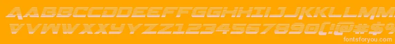 Geminagradital Font – Pink Fonts on Orange Background