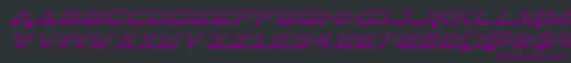 Geminagradital Font – Purple Fonts on Black Background