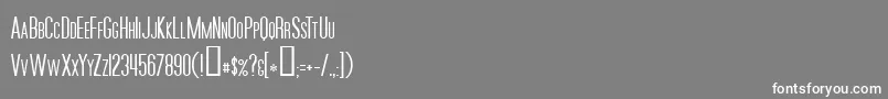 MoviePoster Font – White Fonts on Gray Background