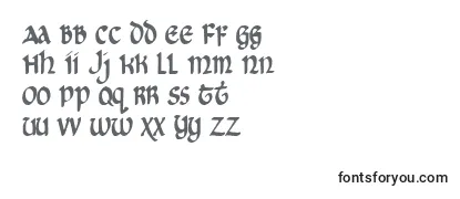 CryUncialCondensed Font