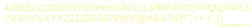 AzoftSansItalic Font – Yellow Fonts