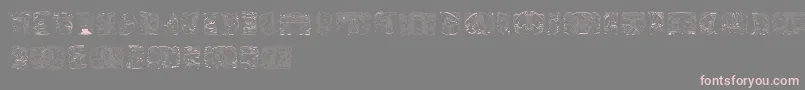 SpiritOfMontezuma Font – Pink Fonts on Gray Background
