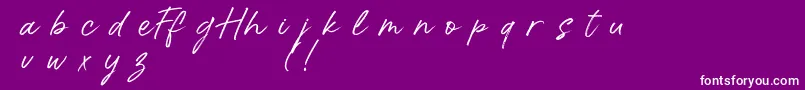 HalloffunDemo Font – White Fonts on Purple Background