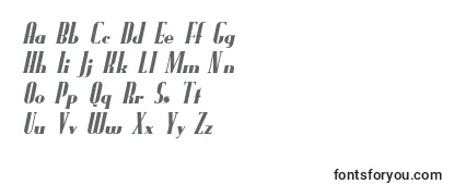 Обзор шрифта FundrunkItalic