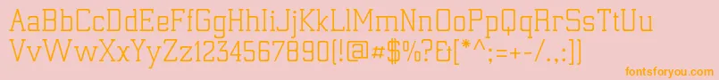ElectrumadfexpRegular Font – Orange Fonts on Pink Background