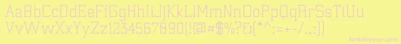 ElectrumadfexpRegular Font – Pink Fonts on Yellow Background