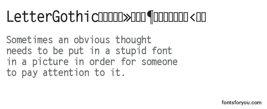Review of the LetterGothicРџРѕР»СѓР¶РёСЂРЅС‹Р№ Font