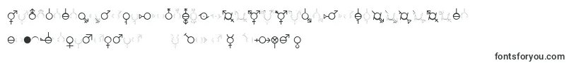 Шрифт GenderDorama – шрифты для VK
