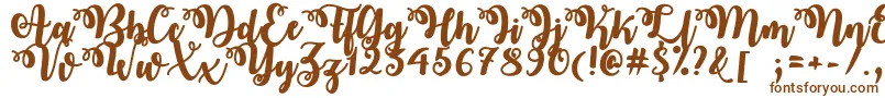 OctoberTwilightTtf Font – Brown Fonts
