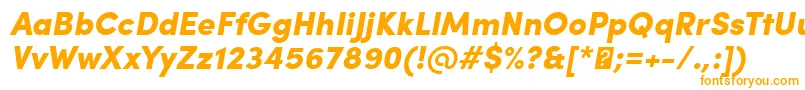 SofiaProBlackItalic-Schriftart – Orangefarbene Schriften
