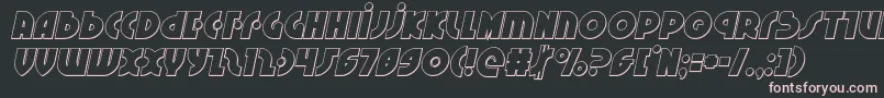 Neuralnomiconoutital Font – Pink Fonts on Black Background