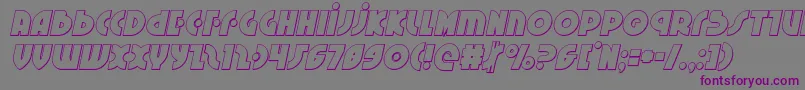 Neuralnomiconoutital Font – Purple Fonts on Gray Background