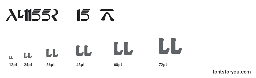 NabooFuthork Font Sizes
