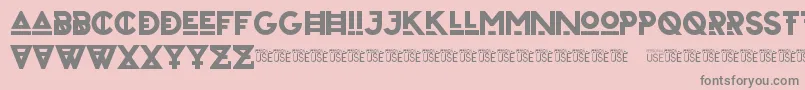 ZilapUrbanBoldDemo Font – Gray Fonts on Pink Background