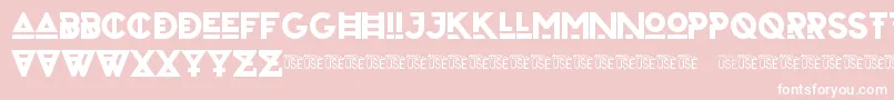 ZilapUrbanBoldDemo Font – White Fonts on Pink Background