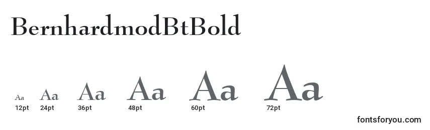 Размеры шрифта BernhardmodBtBold