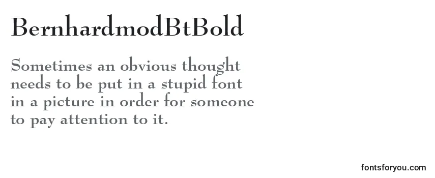 BernhardmodBtBold Font