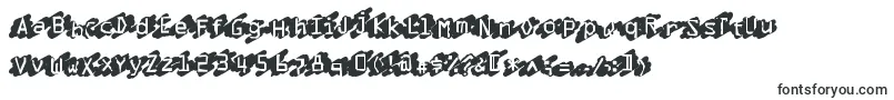 Luckyscratcher-Schriftart – Zerstörte Schriften