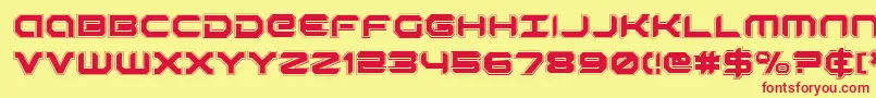 fuente RobotaurAcademy – Fuentes Rojas Sobre Fondo Amarillo