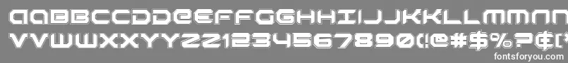 RobotaurAcademy Font – White Fonts on Gray Background