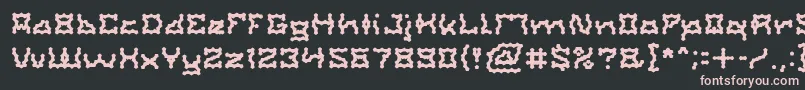 ShakeItOffLight Font – Pink Fonts on Black Background