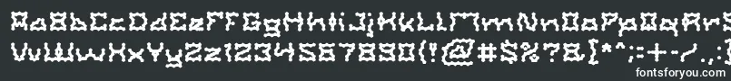 Шрифт ShakeItOffLight – белые шрифты