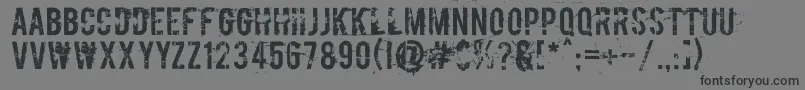 Rusboycott Font – Black Fonts on Gray Background