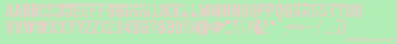 Rusboycott Font – Pink Fonts on Green Background