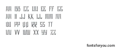 Überblick über die Schriftart SfShaiFontai