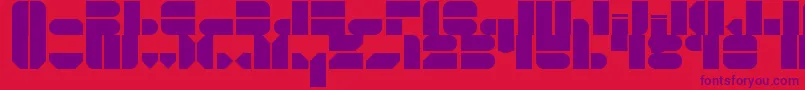 NussMotorsports Font – Purple Fonts on Red Background