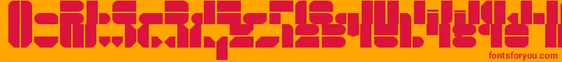 NussMotorsports Font – Red Fonts on Orange Background
