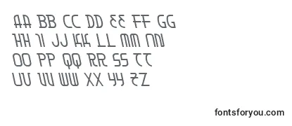 MoonDartLeftalic-fontti