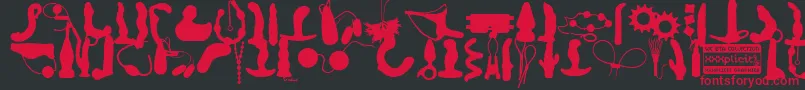 fuente WcXxxplicitBta – Fuentes Rojas Sobre Fondo Negro