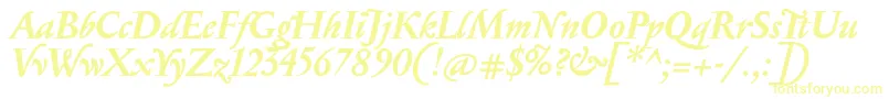 SerapionBolditalic Font – Yellow Fonts