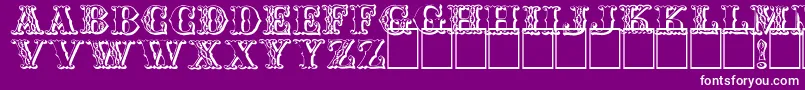 ChipperfieldAndBailey Font – White Fonts on Purple Background