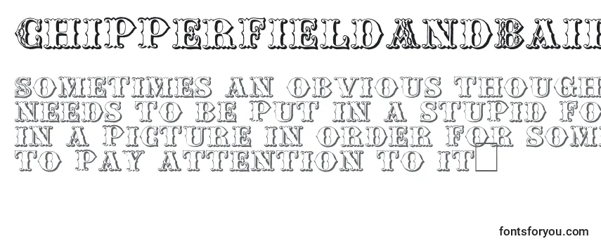 Überblick über die Schriftart ChipperfieldAndBailey