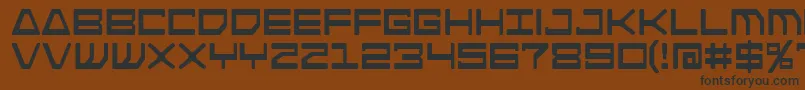 Androidnation Font – Black Fonts on Brown Background