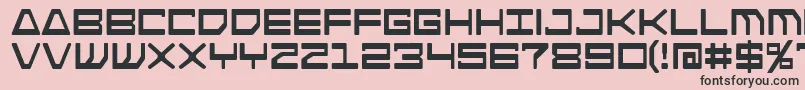 fuente Androidnation – Fuentes Negras Sobre Fondo Rosa