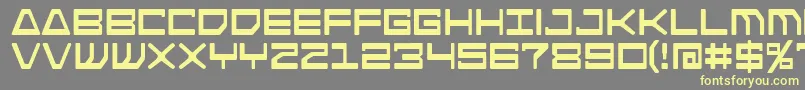 フォントAndroidnation – 黄色のフォント、灰色の背景