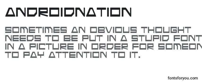 Androidnation Font