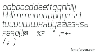  TripserifceLightitalic font